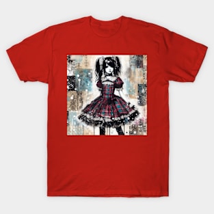 Tartan girl T-Shirt